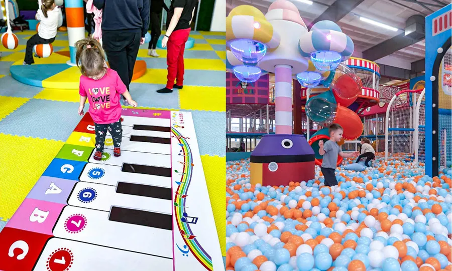 the easy-to-clean surfaces of the toddler inflatables, and the durable components of the trampoline and ninja zones are all selected to reduce long-term maintenance costs